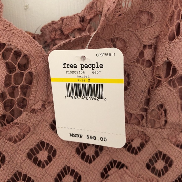 Free People Adella Lace Burnout Velvet Slip Dress - Picture 7 of 11